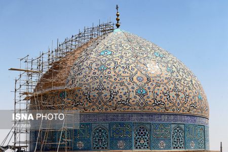 مرمت گنبد شیخ لطفالله ،اخباراجتماعی ،خبرهای اجتماعی مرمت گنبد شیخ لطفالله ,اخبار اجتماعی ,خبرهای اجتماعی
