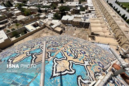 مرمت گنبد شیخ لطفالله ،اخباراجتماعی ،خبرهای اجتماعی مرمت گنبد شیخ لطفالله ,اخبار اجتماعی ,خبرهای اجتماعی