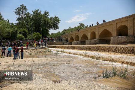 جاری شدن آب در زاینده رود ,اخبار اجتماعی ,خبرهای اجتماعی 