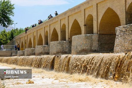 جاری شدن آب در زاینده رود ,اخبار اجتماعی ,خبرهای اجتماعی 