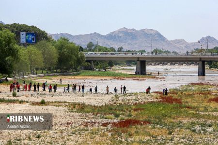 جاری شدن آب در زاینده رود ,اخبار اجتماعی ,خبرهای اجتماعی 