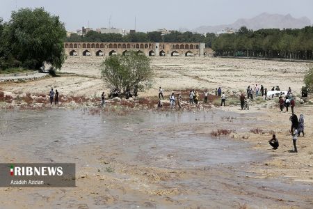 جاری شدن آب در زاینده رود ,اخبار اجتماعی ,خبرهای اجتماعی 