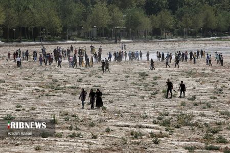 جاری شدن آب در زاینده رود ,اخبار اجتماعی ,خبرهای اجتماعی 