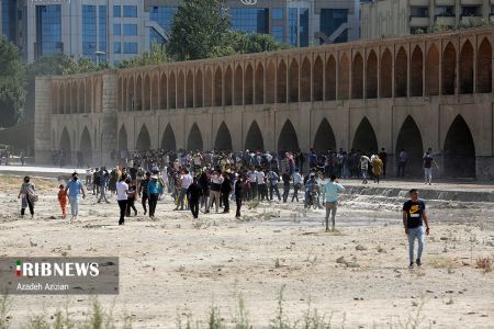 جاری شدن آب در زاینده رود ,اخبار اجتماعی ,خبرهای اجتماعی 