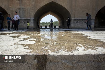 جاری شدن آب در زاینده رود ,اخبار اجتماعی ,خبرهای اجتماعی 