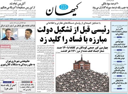 عناوین روزنامه ها, روزنامه های امروز عناوین روزنامه ها, روزنامه های امروز