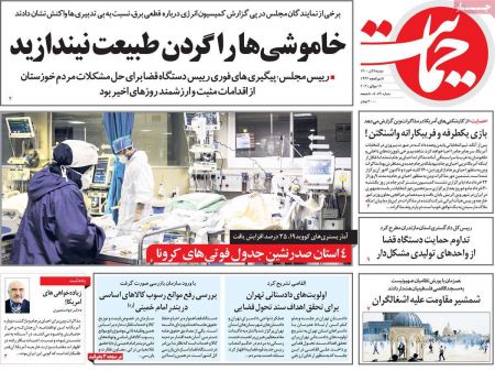عناوین روزنامه ها, روزنامه های امروز عناوین روزنامه ها, روزنامه های امروز