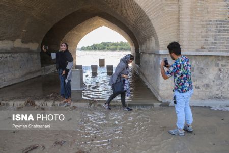 جاری شدن آب در زاینده رود،تصاویر خبری،عکس خبری