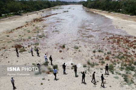 جاری شدن آب در زاینده رود،تصاویر خبری،عکس خبری