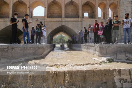 جاری شدن آب در زاینده رود،تصاویر خبری،عکس خبری