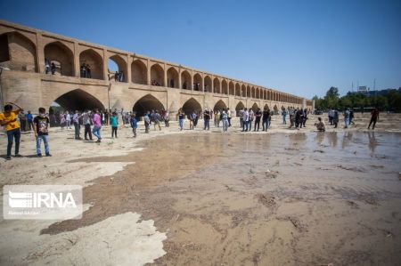 جاری شدن آب در زاینده رود،تصاویر خبری،عکس خبری