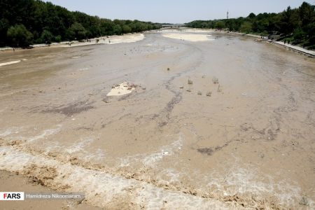 جاری شدن آب در زاینده رود،تصاویر خبری،عکس خبری