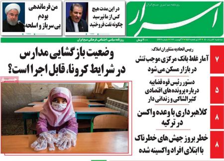 عناوین روزنامه ها, روزنامه های امروز عناوین روزنامه ها, روزنامه های امروز