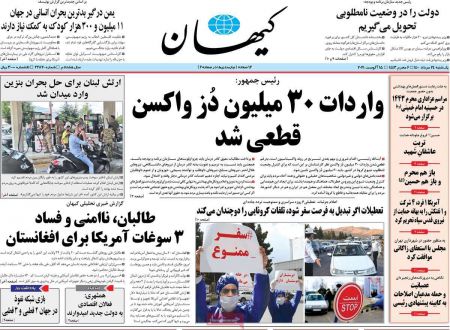 عناوین روزنامه ها, روزنامه های امروز عناوین روزنامه ها, روزنامه های امروز
