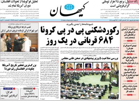 عناوین روزنامه ها, روزنامه های امروز عناوین روزنامه ها, روزنامه های امروز