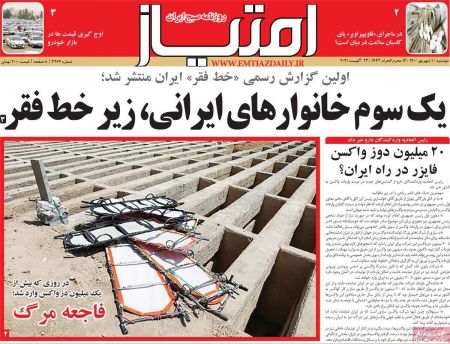 عناوین روزنامه ها, روزنامه های امروز عناوین روزنامه ها, روزنامه های امروز