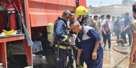 آتش‌سوزی در بیمارستانی در استان واسط عراق،اخبار بین الملل،خبرهای بین الملل