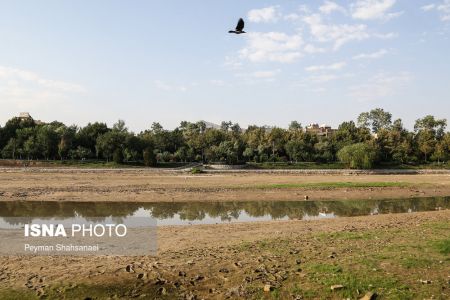 کاهش آب زاینده رود،تصاویر خبری،عکس خبری