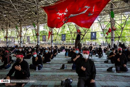 عزاداری و نماز ظهر عاشورا دانشگاه تهران با حضور ابراهیم رئیسی،تصاویر خبری،عکس خبری