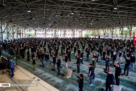 عزاداری و نماز ظهر عاشورا دانشگاه تهران با حضور ابراهیم رئیسی،تصاویر خبری،عکس خبری