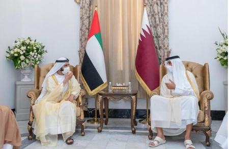  دیدار امیر قطر و حاکم دبی,اخباربین الملل ,خبرهای بین الملل  