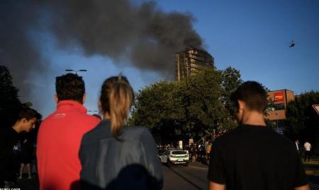 آتش سوزی در یک برج ،اخبارگوناگون,خبرهای گوناگون آتش سوزی در یک برج,اخبارگوناگون,خبرهای گوناگون