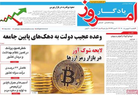 عناوین روزنامه ها, روزنامه های امروز عناوین روزنامه ها, روزنامه های امروز