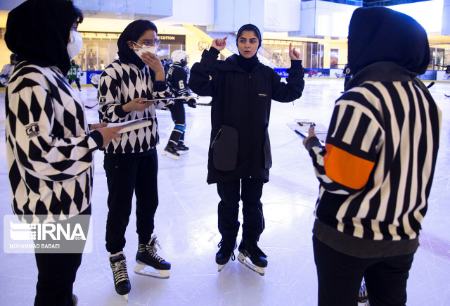 تمرین تیم ملی هاکی روی یخ زنان ایران،اخبار ورزشی،خبرهای ورزشی