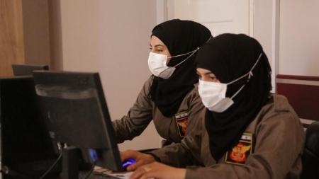 افسران پلیس زن در سوریه،اخبار بین الملل،خبرهای بین الملل