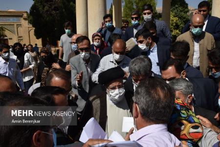 حضور آیت الله رئیسی در آرامگاه حافظ شیرازی،عکس خبری،تصاویر خبری