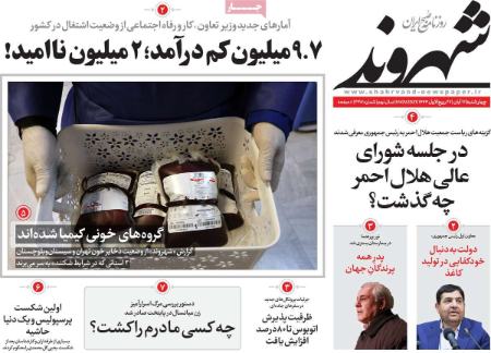 عناوین روزنامه ها, روزنامه های امروز عناوین روزنامه ها, روزنامه های امروز