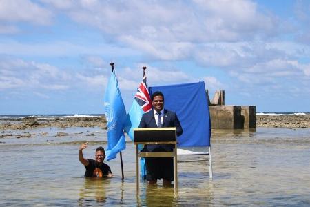  سخنرانی وزیر امورخارجه تووالو ,اخباربین الملل ,خبرهای بین الملل  