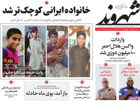 عناوین روزنامه ها, روزنامه های امروز عناوین روزنامه ها, روزنامه های امروز