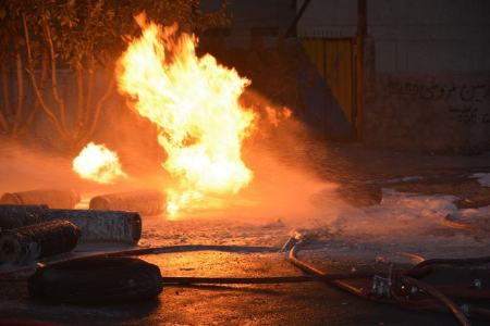 آتش سوزی در کارگاه سیلندر گاز مایع،اخبار حوادث،خبرهای حوادث