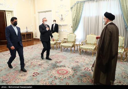 دیدار وزیر امور خارجه ترکیه با ابراهیم رئیسی،تصاویر خبری،عکس خبری