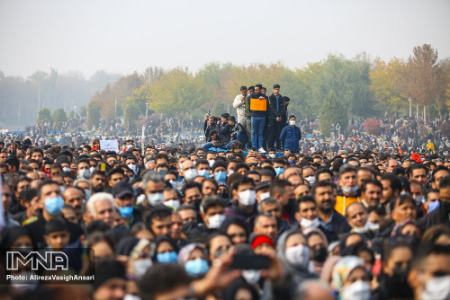 تجمع کشاورزان و مردم اصفهان در اعتراض به خشکی زاینده‌رود،تصاویر خبری،عکس خبری