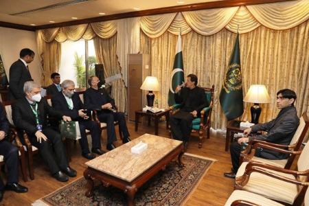 وزیر امور خارجه جمهوری اسلامی ایران با عمران خان ,اخبارسیاسی ,خبرهای سیاسی  