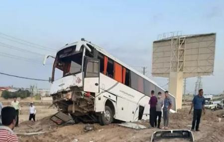 واژگونی اتوبوس سمیرم - اصفهان،اخبار حوادث،خبرهای حوادث