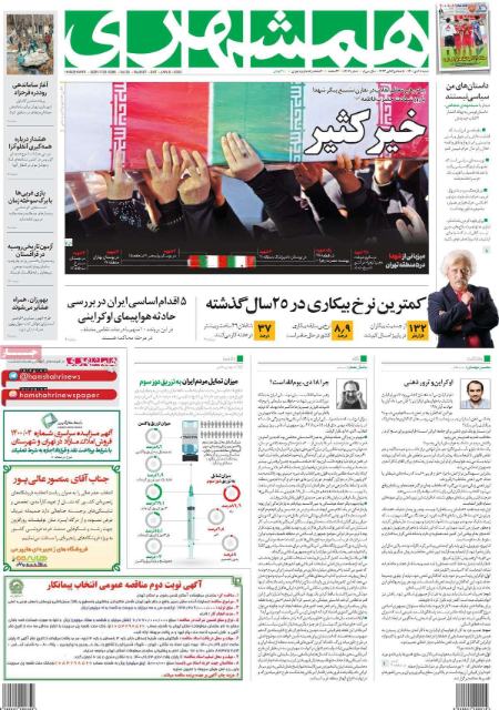 عناوین روزنامه ها, روزنامه های امروز عناوین روزنامه ها, روزنامه های امروز