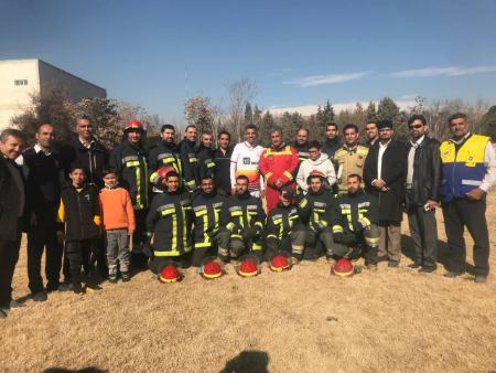 عادل فردوسی پور در جمع آتش‌نشان‌ها،اخبار ورزشی،خبرهای ورزشی