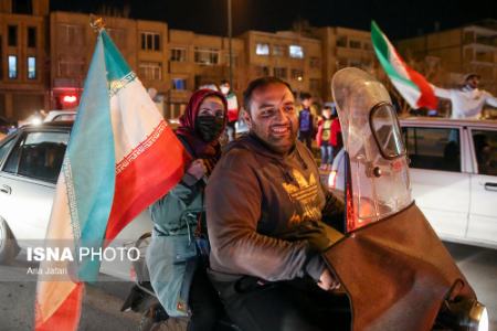 شادی مردم ایران پس از صعود تیم ملی به جام جهانی قطر،تصاویر خبری،عکس خبری