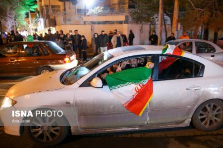 شادی مردم ایران پس از صعود تیم ملی به جام جهانی قطر،تصاویر خبری،عکس خبری