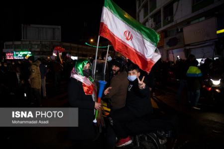 شادی مردم ایران پس از صعود تیم ملی به جام جهانی قطر،تصاویر خبری،عکس خبری