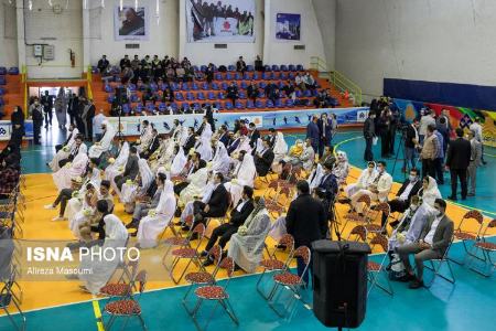 جشن ازدواج آسان ۱۲۰ زوج کارگر،اخبار عکس خبری،خبرهای عکس خبری