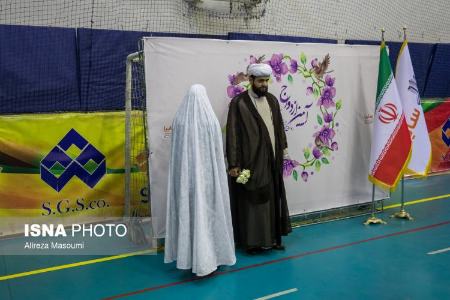 جشن ازدواج آسان ۱۲۰ زوج کارگر،اخبار عکس خبری،خبرهای عکس خبری