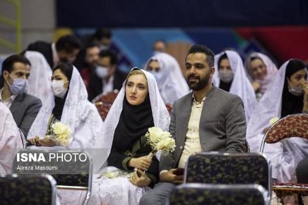 جشن ازدواج آسان ۱۲۰ زوج کارگر،اخبار عکس خبری،خبرهای عکس خبری