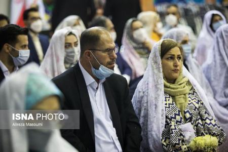 جشن ازدواج آسان ۱۲۰ زوج کارگر،اخبار عکس خبری،خبرهای عکس خبری