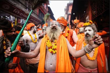 عکسهای جالب,عکسهای جذاب,راهب های هندو  