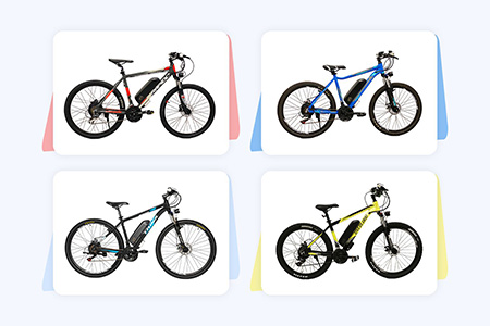 آشنایی اولیه با دوچرخه برقی سری آلفا ایویتک,دوچرخه برقی سری آلفا,رنگ‌ها و شکل‌های متنوع دوچرخه برقی سری آلفا