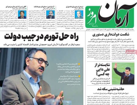 عناوین روزنامه ها, روزنامه های امروز عناوین روزنامه ها, روزنامه های امروز